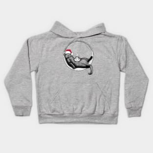 Christmas Cat Kids Hoodie